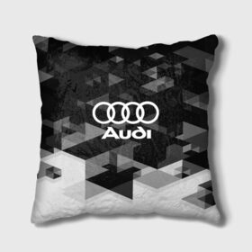 Подушка 3D с принтом Audi sport geometry в городе Новоалтайск, наволочка – 100% полиэстер, наполнитель – холлофайбер (легкий наполнитель, не вызывает аллергию). | состоит из подушки и наволочки. Наволочка на молнии, легко снимается для стирки | audi | auto | automobile | car | carbon | machine | motor | motor car | sport car | автомашина | ауди | бренд | легковой автомобиль | марка | спортивный автомобиль | тачка