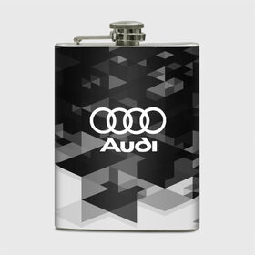 Фляга с принтом Audi sport geometry в городе Новоалтайск, металлический корпус | емкость 0,22 л, размер 125 х 94 мм. Виниловая наклейка запечатывается полностью | audi | auto | automobile | car | carbon | machine | motor | motor car | sport car | автомашина | ауди | бренд | легковой автомобиль | марка | спортивный автомобиль | тачка