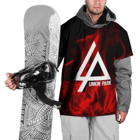 Накидка на куртку 3D с принтом Linkin park в городе Новоалтайск, 100% полиэстер |  | linkin park | logo | music | pop | rock | usa | альтернатива | америка | металл | музыка | музыкальный | поп | рок | честер беннингтон