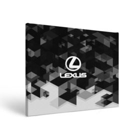 Холст прямоугольный с принтом Lexus sport geometry в городе Новоалтайск, 100% ПВХ |  | auto | automobile | car | carbon | lexus | machine | motor | motor car | sport car | автомашина | бренд | легковой автомобиль | марка | спортивный автомобиль | тачка
