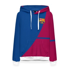 Женская толстовка 3D с принтом BARCA SPORT в городе Новоалтайск, 100% полиэстер  | двухслойный капюшон со шнурком для регулировки, мягкие манжеты на рукавах и по низу толстовки, спереди карман-кенгуру с мягким внутренним слоем. | fc | fc baeca | football | football club | sport | барселона | спорт | спортивные | униформа | фирменные цвета | фк | футбол | футбольный клуб