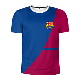 Мужская футболка 3D спортивная с принтом BARCA SPORT в городе Новоалтайск, 100% полиэстер с улучшенными характеристиками | приталенный силуэт, круглая горловина, широкие плечи, сужается к линии бедра | fc | fc baeca | football | football club | sport | барселона | спорт | спортивные | униформа | фирменные цвета | фк | футбол | футбольный клуб