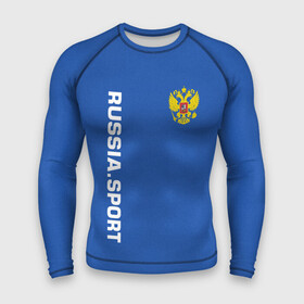 Мужской рашгард 3D с принтом RUSSIA SPORT | РОССИЯ в городе Новоалтайск,  |  | fc | football | fotball club | russia | sport | россия | спорт | спортивные | униформа | фирменные цвета | фк | футбол | футбольный клуб