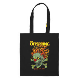 Сумка 3D повседневная с принтом The Offspring в городе Новоалтайск, 100% полиэстер | Плотность: 200 г/м2; Размер: 34×35 см; Высота лямок: 30 см | offspring | офспринг | оффспринг | рок