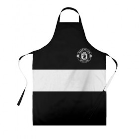 Фартук 3D с принтом FC Manchester United в городе Новоалтайск, 100% полиэстер | общий размер — 65 х 85 см, ширина нагрудника — 26 см, горловина — 53 см, длина завязок — 54 см, общий обхват в поясе — 173 см. Принт на завязках и на горловине наносится с двух сторон, на основной части фартука — только с внешней стороны | black   white | england | football | logo | manchester united | sport | англия | арт | лига | лого | манчестер юнайтед | спорт | текстура | фк | футбол | футбольный клуб | черно белый | эмблема