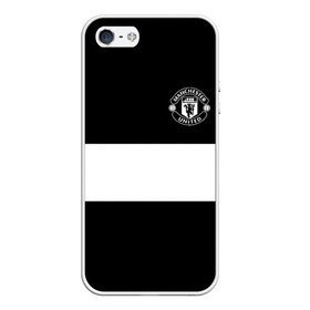 Чехол для iPhone 5/5S матовый с принтом FC Manchester United в городе Новоалтайск, Силикон | Область печати: задняя сторона чехла, без боковых панелей | black   white | england | football | logo | manchester united | sport | англия | арт | лига | лого | манчестер юнайтед | спорт | текстура | фк | футбол | футбольный клуб | черно белый | эмблема