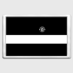 Магнит 45*70 с принтом FC Manchester United в городе Новоалтайск, Пластик | Размер: 78*52 мм; Размер печати: 70*45 | black   white | england | football | logo | manchester united | sport | англия | арт | лига | лого | манчестер юнайтед | спорт | текстура | фк | футбол | футбольный клуб | черно белый | эмблема
