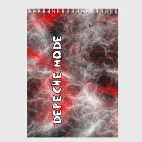 Скетчбук с принтом Depeche Mode в городе Новоалтайск, 100% бумага
 | 48 листов, плотность листов — 100 г/м2, плотность картонной обложки — 250 г/м2. Листы скреплены сверху удобной пружинной спиралью | альтернативный | блюз | британская | готик | гранж | группа | метал | модные | музыка | пост | рок | хард