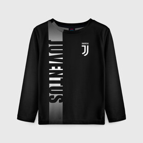Детский лонгслив 3D с принтом JUVENTUS / ЮВЕНТУС в городе Новоалтайск, 100% полиэстер | длинные рукава, круглый вырез горловины, полуприлегающий силуэт
 | fc | football | fotball club | juventus | sport | спорт | спортивные | униформа | фирменные цвета | фк | футбол | футбольный клуб | ювентус