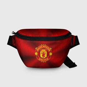 Поясная сумка 3D с принтом Manchester United F.C. в городе Новоалтайск, 100% полиэстер | плотная ткань, ремень с регулируемой длиной, внутри несколько карманов для мелочей, основное отделение и карман с обратной стороны сумки застегиваются на молнию | england | football | logo | manchester united | sport | англия | арт | лига | лого | манчестер юнайтед | спорт | текстура | фк | футбол | футбольный клуб | эмблема