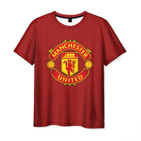 Мужская футболка 3D с принтом Manchester United Knitted в городе Новоалтайск, 100% полиэфир | прямой крой, круглый вырез горловины, длина до линии бедер | england | football | logo | manchester united | pattern | sport | англия | арт | вязаный | лига | лого | манчестер юнайтед | переплет | свитер | спорт | текстура | узор | фк | футбол | футбольный клуб | эмблема