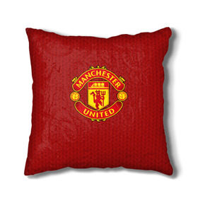 Подушка 3D с принтом Manchester United Knitted в городе Новоалтайск, наволочка – 100% полиэстер, наполнитель – холлофайбер (легкий наполнитель, не вызывает аллергию). | состоит из подушки и наволочки. Наволочка на молнии, легко снимается для стирки | Тематика изображения на принте: england | football | logo | manchester united | pattern | sport | англия | арт | вязаный | лига | лого | манчестер юнайтед | переплет | свитер | спорт | текстура | узор | фк | футбол | футбольный клуб | эмблема