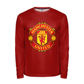 Мужской лонгслив 3D с принтом Manchester United Knitted в городе Новоалтайск, 100% полиэстер | длинные рукава, круглый вырез горловины, полуприлегающий силуэт | england | football | logo | manchester united | pattern | sport | англия | арт | вязаный | лига | лого | манчестер юнайтед | переплет | свитер | спорт | текстура | узор | фк | футбол | футбольный клуб | эмблема