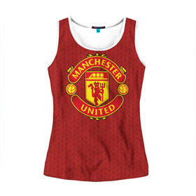 Женская майка 3D с принтом Manchester United Knitted в городе Новоалтайск, 100% полиэстер | круглая горловина, прямой силуэт, длина до линии бедра | england | football | logo | manchester united | pattern | sport | англия | арт | вязаный | лига | лого | манчестер юнайтед | переплет | свитер | спорт | текстура | узор | фк | футбол | футбольный клуб | эмблема