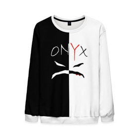 Мужской свитшот 3D с принтом ONYX в городе Новоалтайск, 100% полиэстер с мягким внутренним слоем | круглый вырез горловины, мягкая резинка на манжетах и поясе, свободная посадка по фигуре | onyx | американская группа | группа | музыка | надпись | хип хоп
