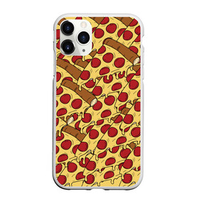 Чехол для iPhone 11 Pro Max матовый с принтом Pizza в городе Новоалтайск, Силикон |  | Тематика изображения на принте: cheese | fast food | food | junk food | pizza | еда | пицца | сыр | фастфут
