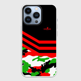 Чехол для iPhone 13 Pro с принтом Камуфляж CS:GO в городе Новоалтайск,  |  | Тематика изображения на принте: counter | cs | cs go | cs:go | csgo | go | strike | контер страйк | контра | кс го | ксго | спецназ | террористы