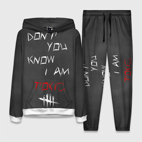 Женский костюм 3D (с толстовкой) с принтом I am TOXIC в городе Новоалтайск,  |  | dbd | dead by daylight | toxic | дбд | токсик