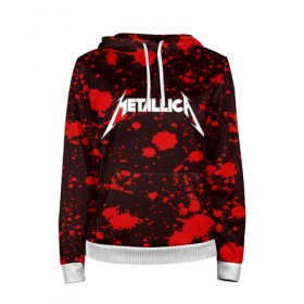Женская толстовка 3D с принтом Metallica в городе Новоалтайск, 100% полиэстер  | двухслойный капюшон со шнурком для регулировки, мягкие манжеты на рукавах и по низу толстовки, спереди карман-кенгуру с мягким внутренним слоем. | metallica | punk | rock | альтернативный хип хоп | группа | инди поп | музыка | музыкальное произведение | ноты | панк | регги | рок | синти поп