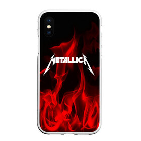 Чехол для iPhone XS Max матовый с принтом METALLICA в городе Новоалтайск, Силикон | Область печати: задняя сторона чехла, без боковых панелей | Тематика изображения на принте: metallica | punk | rock | альтернативный хип хоп | группа | инди поп | музыка | музыкальное произведение | ноты | панк | регги | рок | синти поп