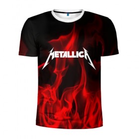 Мужская футболка 3D спортивная с принтом METALLICA в городе Новоалтайск, 100% полиэстер с улучшенными характеристиками | приталенный силуэт, круглая горловина, широкие плечи, сужается к линии бедра | metallica | punk | rock | альтернативный хип хоп | группа | инди поп | музыка | музыкальное произведение | ноты | панк | регги | рок | синти поп