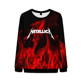 Мужской свитшот 3D с принтом METALLICA в городе Новоалтайск, 100% полиэстер с мягким внутренним слоем | круглый вырез горловины, мягкая резинка на манжетах и поясе, свободная посадка по фигуре | metallica | punk | rock | альтернативный хип хоп | группа | инди поп | музыка | музыкальное произведение | ноты | панк | регги | рок | синти поп