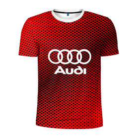 Мужская футболка 3D спортивная с принтом AUDI SPORT в городе Новоалтайск, 100% полиэстер с улучшенными характеристиками | приталенный силуэт, круглая горловина, широкие плечи, сужается к линии бедра | audi | auto | automobile | car | carbon | machine | motor | motor car | sport car | автомашина | ауди | бренд | легковой автомобиль | марка | спортивный автомобиль | тачка