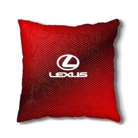 Подушка 3D с принтом LEXUS SPORT в городе Новоалтайск, наволочка – 100% полиэстер, наполнитель – холлофайбер (легкий наполнитель, не вызывает аллергию). | состоит из подушки и наволочки. Наволочка на молнии, легко снимается для стирки | auto | automobile | car | carbon | lexus | machine | motor | motor car | sport car | автомашина | бренд | легковой автомобиль | лексус | марка | спортивный автомобиль | тачка