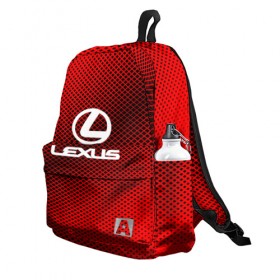Рюкзак 3D с принтом LEXUS SPORT в городе Новоалтайск, 100% полиэстер | лямки с регулируемой длиной, сверху петелька, чтобы рюкзак можно было повесить на вешалку. Основное отделение закрывается на молнию, как и внешний карман. Внутри два дополнительных кармана, один из которых закрывается на молнию. По бокам два дополнительных кармашка | auto | automobile | car | carbon | lexus | machine | motor | motor car | sport car | автомашина | бренд | легковой автомобиль | лексус | марка | спортивный автомобиль | тачка