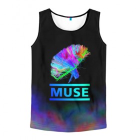 Мужская майка 3D с принтом Muse в городе Новоалтайск, 100% полиэстер | круглая горловина, приталенный силуэт, длина до линии бедра. Пройма и горловина окантованы тонкой бейкой | muse | альтернативный | группа | доминик ховард | крис уолстенхолм | мосе | моус | моусе | муз | муза | музе | музыка | мусе | мэттью беллами | прогрессивный | рок | симфонический | спейс | спейсрок