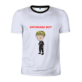 Мужская футболка 3D спортивная с принтом Sayonaraboy в городе Новоалтайск, 100% полиэстер с улучшенными характеристиками | приталенный силуэт, круглая горловина, широкие плечи, сужается к линии бедра | 