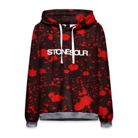 Мужская толстовка 3D с принтом STONE SOUR в городе Новоалтайск, 100% полиэстер | двухслойный капюшон со шнурком для регулировки, мягкие манжеты на рукавах и по низу толстовки, спереди карман-кенгуру с мягким внутренним слоем. | punk | rock | stone sour | альтернативный хип хоп | группа | инди поп | музыка | музыкальное произведение | ноты | панк | регги | рок | синти поп