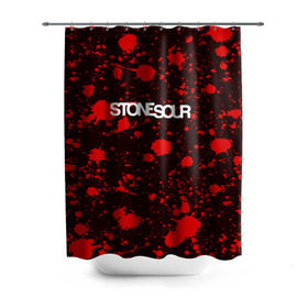 Штора 3D для ванной с принтом STONE SOUR в городе Новоалтайск, 100% полиэстер | плотность материала — 100 г/м2. Стандартный размер — 146 см х 180 см. По верхнему краю — пластиковые люверсы для креплений. В комплекте 10 пластиковых колец | punk | rock | stone sour | альтернативный хип хоп | группа | инди поп | музыка | музыкальное произведение | ноты | панк | регги | рок | синти поп