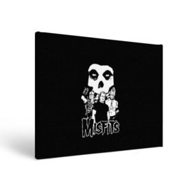 Холст прямоугольный с принтом Misfits в городе Новоалтайск, 100% ПВХ |  | horror | punk | rock | альтернатива | группа | мисфитс | неприкаянные | панк | рок | хоррор