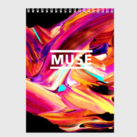 Скетчбук с принтом MUSE в городе Новоалтайск, 100% бумага
 | 48 листов, плотность листов — 100 г/м2, плотность картонной обложки — 250 г/м2. Листы скреплены сверху удобной пружинной спиралью | Тематика изображения на принте: muse | punk | rock | альтернативный хип хоп | группа | инди поп | музыка | музыкальное произведение | ноты | панк | регги | рок | синти поп