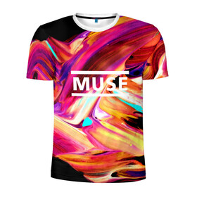 Мужская футболка 3D спортивная с принтом MUSE в городе Новоалтайск, 100% полиэстер с улучшенными характеристиками | приталенный силуэт, круглая горловина, широкие плечи, сужается к линии бедра | muse | punk | rock | альтернативный хип хоп | группа | инди поп | музыка | музыкальное произведение | ноты | панк | регги | рок | синти поп