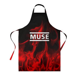 Фартук 3D с принтом MUSE в городе Новоалтайск, 100% полиэстер | общий размер — 65 х 85 см, ширина нагрудника — 26 см, горловина — 53 см, длина завязок — 54 см, общий обхват в поясе — 173 см. Принт на завязках и на горловине наносится с двух сторон, на основной части фартука — только с внешней стороны | muse | punk | rock | альтернативный хип хоп | группа | инди поп | музыка | музыкальное произведение | ноты | панк | регги | рок | синти поп