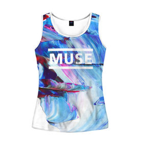 Женская майка 3D с принтом MUSE COLLECTION в городе Новоалтайск, 100% полиэстер | круглая горловина, прямой силуэт, длина до линии бедра | muse | punk | rock | альтернативный хип хоп | группа | инди поп | музыка | музыкальное произведение | ноты | панк | регги | рок | синти поп