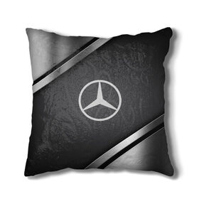 Подушка 3D с принтом MERCEDES SPORT в городе Новоалтайск, наволочка – 100% полиэстер, наполнитель – холлофайбер (легкий наполнитель, не вызывает аллергию). | состоит из подушки и наволочки. Наволочка на молнии, легко снимается для стирки | auto | automobile | car | carbon | machine | mercedes benz | motor | motor car | sport car | автомашина | бренд | легковой автомобиль | марка | спортивный автомобиль | тачка