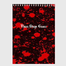 Скетчбук с принтом Three Days Grace в городе Новоалтайск, 100% бумага
 | 48 листов, плотность листов — 100 г/м2, плотность картонной обложки — 250 г/м2. Листы скреплены сверху удобной пружинной спиралью | Тематика изображения на принте: punk | rock | three days grace | альтернативный хип хоп | группа | инди поп | музыка | музыкальное произведение | ноты | панк | регги | рок | синти поп