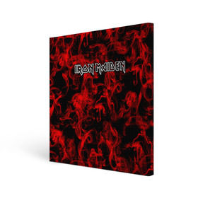 Холст квадратный с принтом Iron Maiden в городе Новоалтайск, 100% ПВХ |  | альтернативный | блюз | британская | готик | гранж | группа | метал | модные | музыка | пост | рок | хард