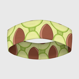 Повязка на голову 3D с принтом Авокадо в городе Новоалтайск,  |  | avocado | food | fruit | pattern | vegan | vegetarian | авокадо | веган | вегетарианство | еда | паттерн | правильное питание | фрукт