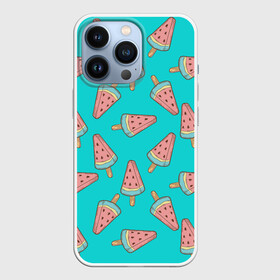 Чехол для iPhone 13 Pro с принтом Ice cream Watermelon в городе Новоалтайск,  |  | food | ice cream | pattern | sweet | vegetarian | watermelon | арбуз | вегетарианство | еда | мороженое | паттерн | правильное питание | сладкое