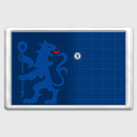 Магнит 45*70 с принтом CHELSEA SPORT    в городе Новоалтайск, Пластик | Размер: 78*52 мм; Размер печати: 70*45 | Тематика изображения на принте: chelsea | fc | football | fotball club | sport | спорт | спортивные | униформа | фирменные цвета | фк | футбол | футбольный клуб | челси