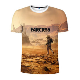 Мужская футболка 3D спортивная с принтом Far Cry 5 Mars в городе Новоалтайск, 100% полиэстер с улучшенными характеристиками | приталенный силуэт, круглая горловина, широкие плечи, сужается к линии бедра | 