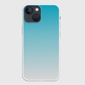 Чехол для iPhone 13 mini с принтом Лазурный в городе Новоалтайск,  |  | yaay | градиент | дымка | екатеринбург | лазурный | россия | утро