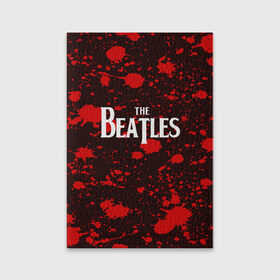 Обложка для паспорта матовая кожа с принтом THE BEATLES в городе Новоалтайск, натуральная матовая кожа | размер 19,3 х 13,7 см; прозрачные пластиковые крепления | 