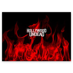 Поздравительная открытка с принтом Hollywood Undead в городе Новоалтайск, 100% бумага | плотность бумаги 280 г/м2, матовая, на обратной стороне линовка и место для марки
 | Тематика изображения на принте: hollywood undead | punk | rock | альтернативный хип хоп | группа | инди поп | музыка | музыкальное произведение | ноты | панк | регги | рок | синти поп