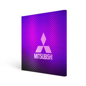 Холст квадратный с принтом MITSUBISHI в городе Новоалтайск, 100% ПВХ |  |  машина | марка | митсубиси