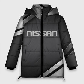 Женская зимняя куртка 3D с принтом Nissan в городе Новоалтайск, верх — 100% полиэстер; подкладка — 100% полиэстер; утеплитель — 100% полиэстер | длина ниже бедра, силуэт Оверсайз. Есть воротник-стойка, отстегивающийся капюшон и ветрозащитная планка. 

Боковые карманы с листочкой на кнопках и внутренний карман на молнии | motor | nissan | авто | лого | машина | ниссан | тачка